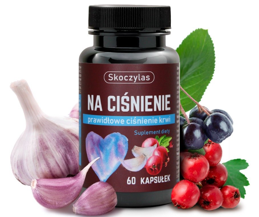 Skoczylas Na ciśnienie (Aronia,  Czosnek) 60 kapsułek
