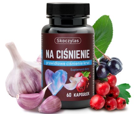 Skoczylas Na ciśnienie (Aronia,  Czosnek) 60 kapsułek