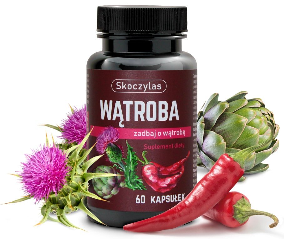 Skoczylas Wątroba (Ostropest, Kapsaicyna) 60 kapsułek