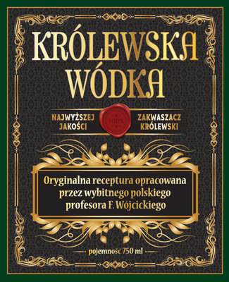 Królewska Wódka - wg receptury F. Wóycickiego 750 ml