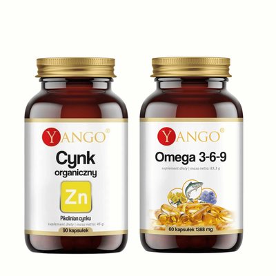 Zestaw Yango: Cynk Organiczny + Omega 3-6-9